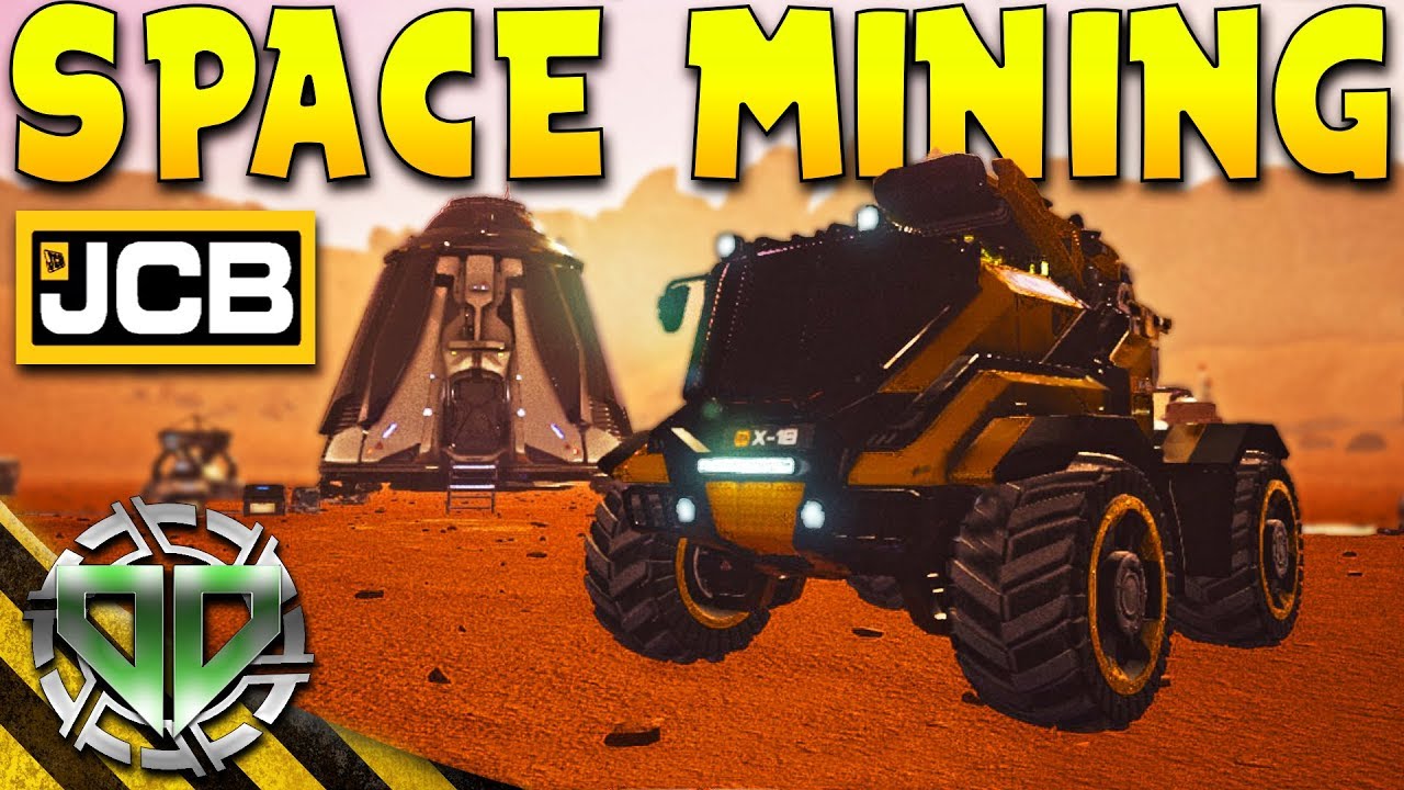 JCB Pioneer Mars Gameplay : Space Mining & Colonizing Mars Using JCB! (PC Let's Play Sandbox)