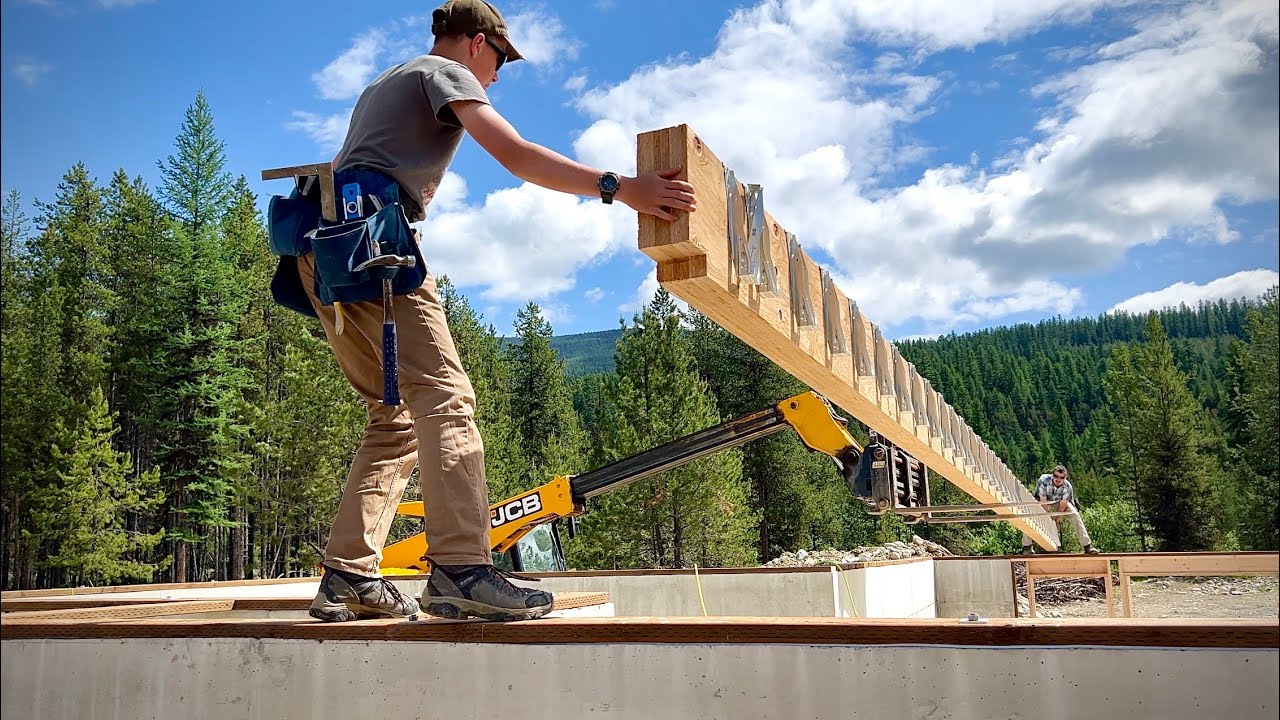 Montana Subfloor & Decks Project for Log Home