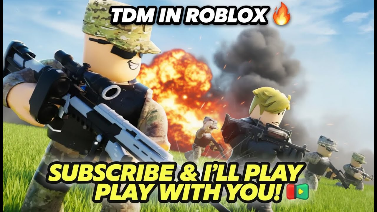 🔴🔴🔴 LIVE TDM IN ROBLOX 🔥 | SUBSCRIBE & PLAY WITH ME! 🎮#shorts #roblox