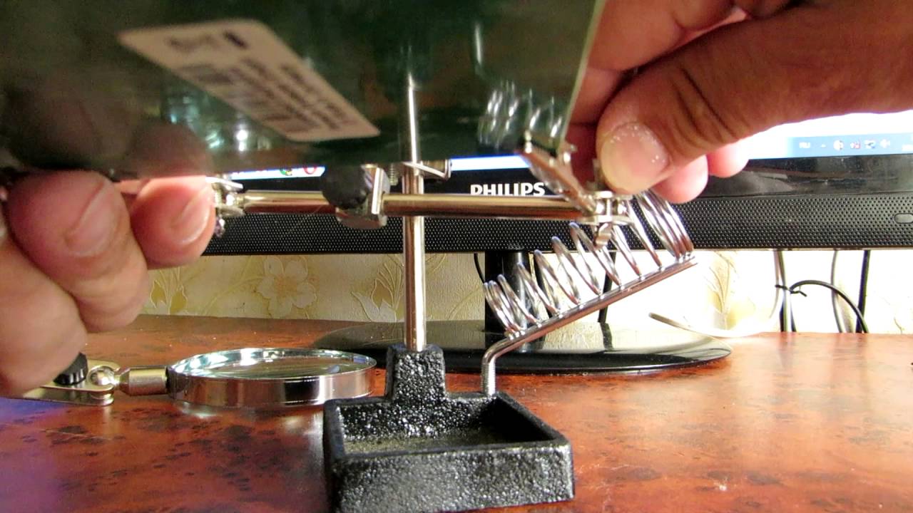 ТЕСТ 3 рука WLXYJM508 Многофункциональный сварочный увеличительное стекло паяльник стенд держатель