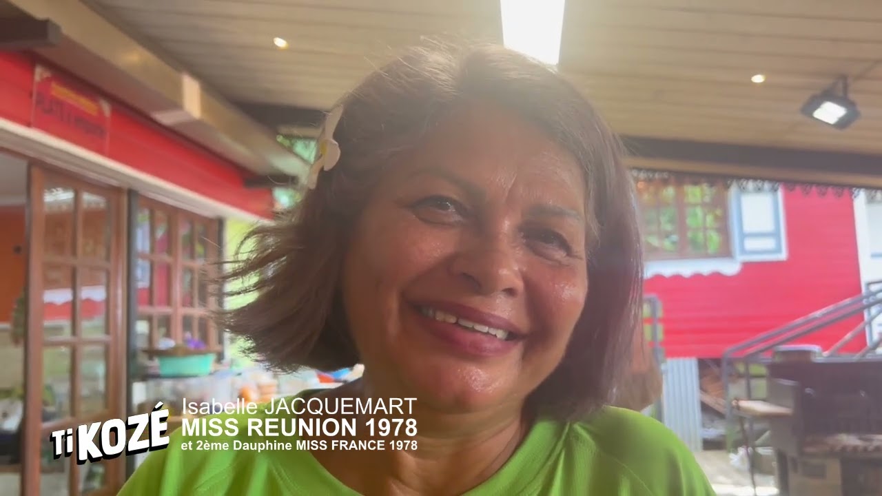 Isabelle JAQUEMART Miss Réunion 1978 et 2ème Dauphine de Miss France 1978 - sur KANAL AUSTRAL.TV