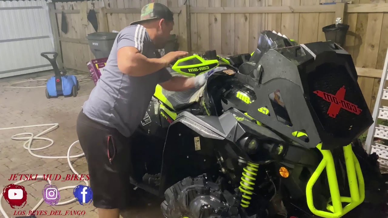 #canamrenegade/ Como lavar una moto