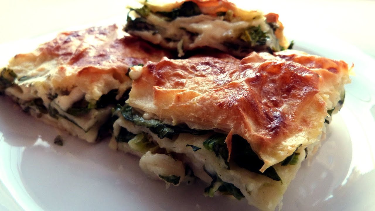 Türkisches Börek Rezept - Shafskäse und Spinat