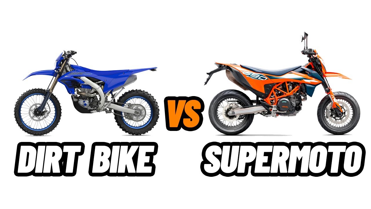 В чем разница между Dirtbike и SuperMotard?
