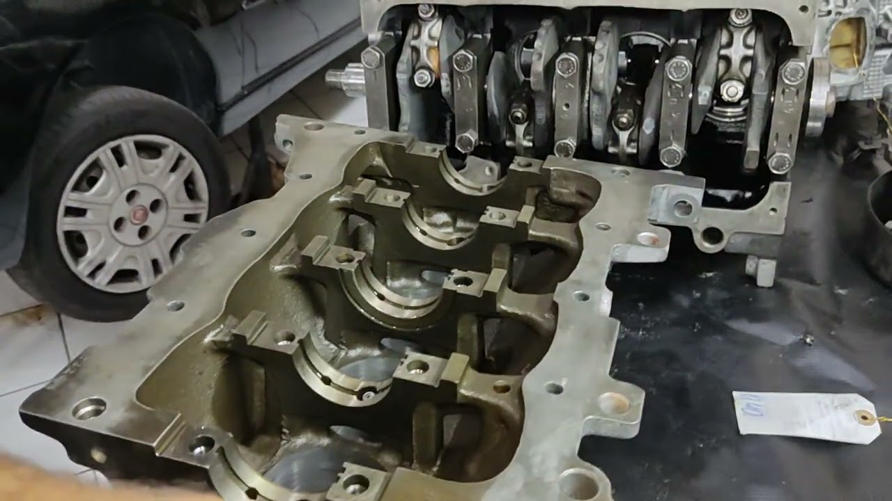 como colocar virabrequim motor fire passo a passo 1° parte , comenta ai e não esquece de deixar like
