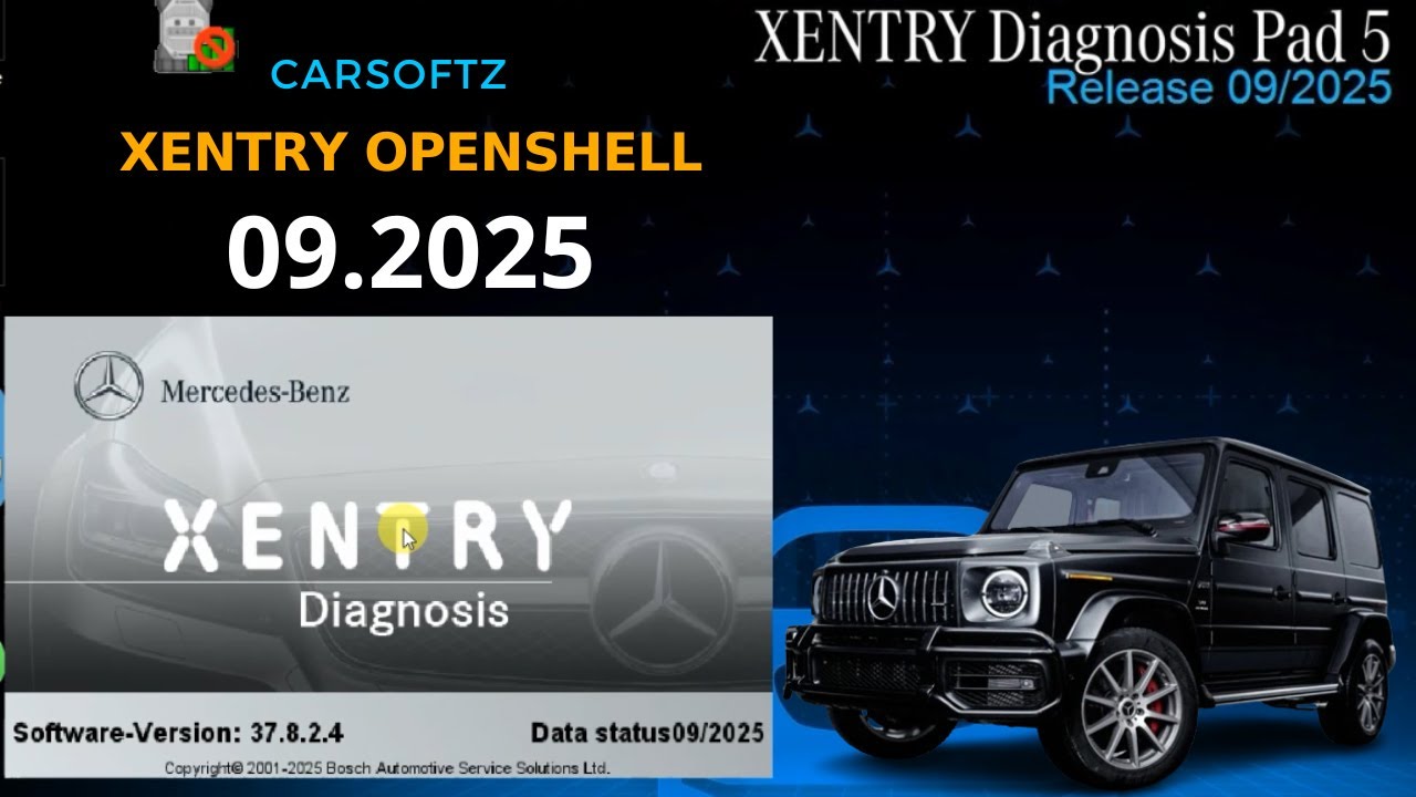 How to install Xentry OpenShell XDOS Mercedes 09-2025 Work With C6, SDCONNECT C4 C5 VXDIAG