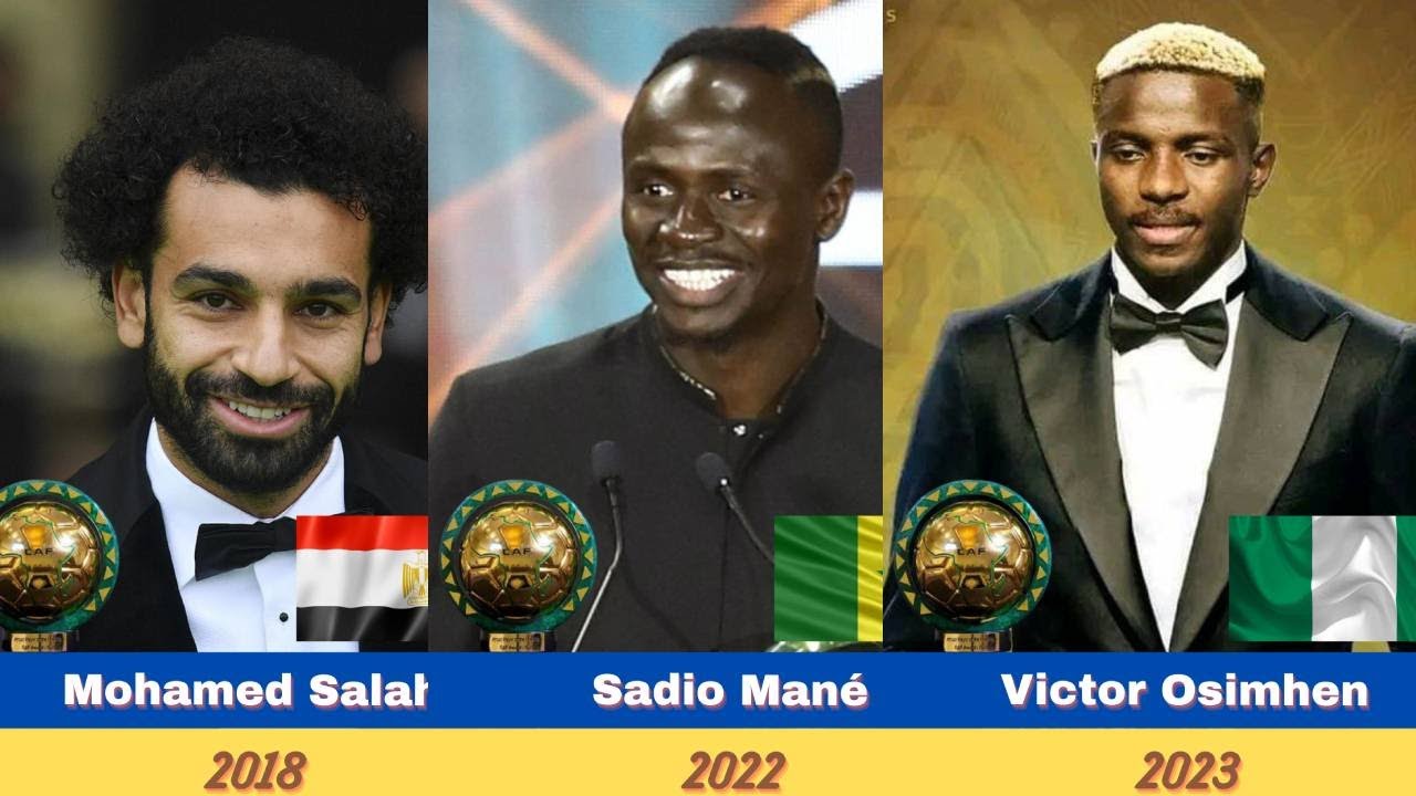 Ballons d'or africains 1970 - 2023