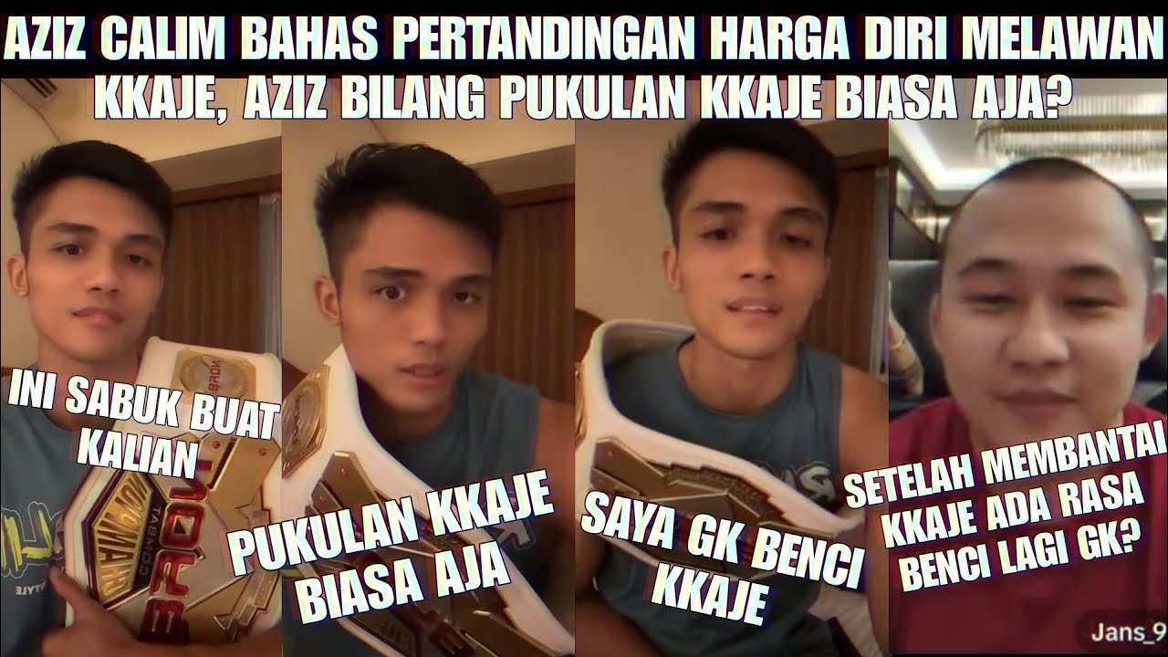 AZIZ CALIM BAHAS PERTANDINGAN HARGA DIRI MELAWAN KKAJE DI BYON 5, POWER KKAJE BIASA AJA?