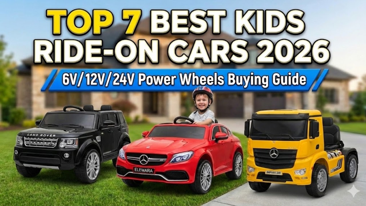 Top 7 Best Kids Ride-On Cars 2026 – Best Power Wheels Buying Guide!
