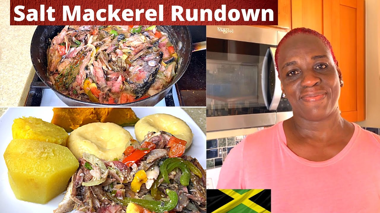 How I Prepare Salt Mackerel Rundown || With a twist || Jamaican Style!