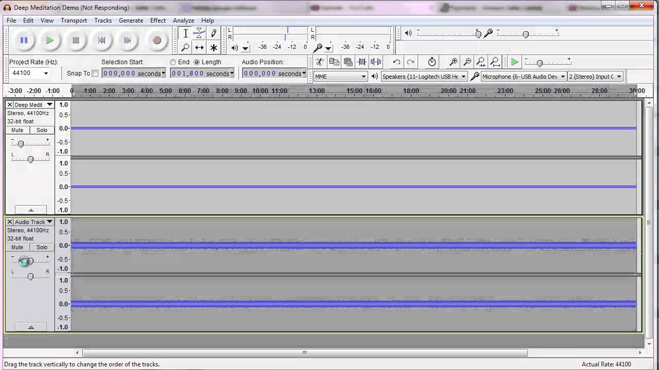 How to Make Deep Meditation MP3s with Binaural Beats in Gnaural & Audacity