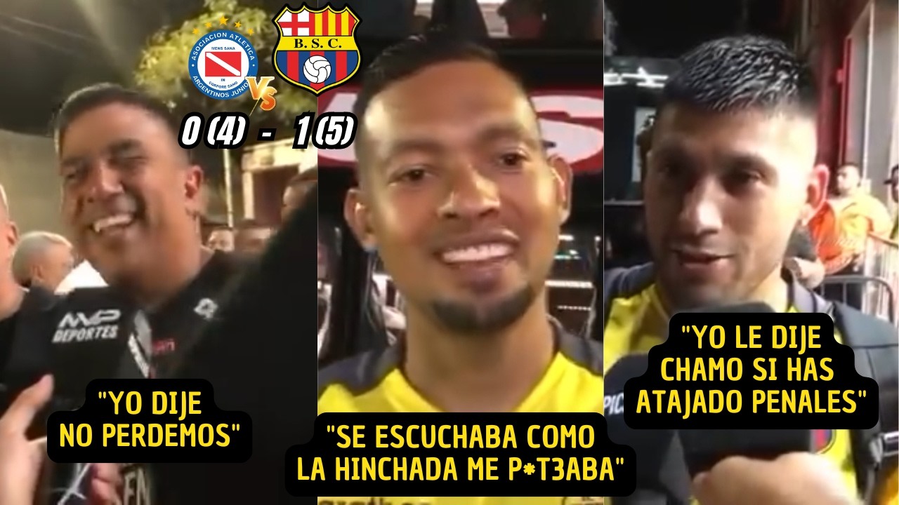 Declaraciones del plantel de Barcelona SC tras clasificar en Copa Libertadores