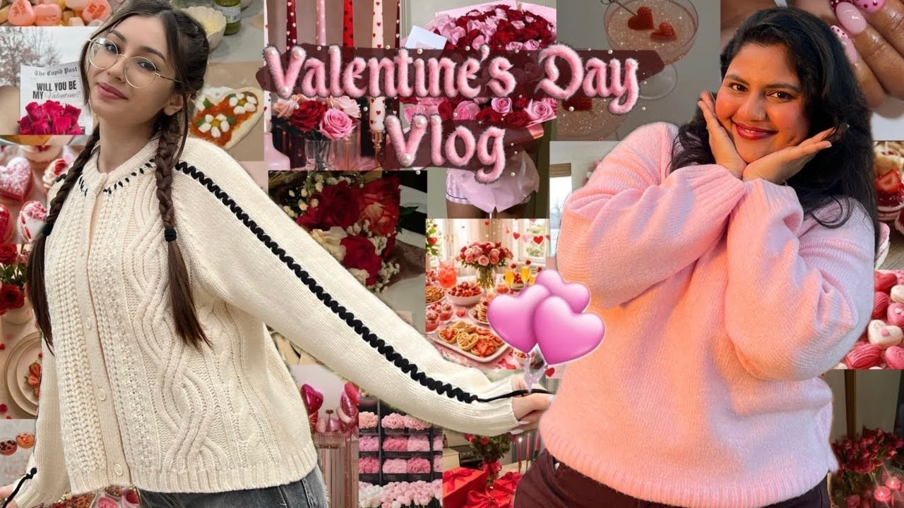 Valentines vlog with my friend Vlada  💕  #valentinesvlog @vlada.platon 