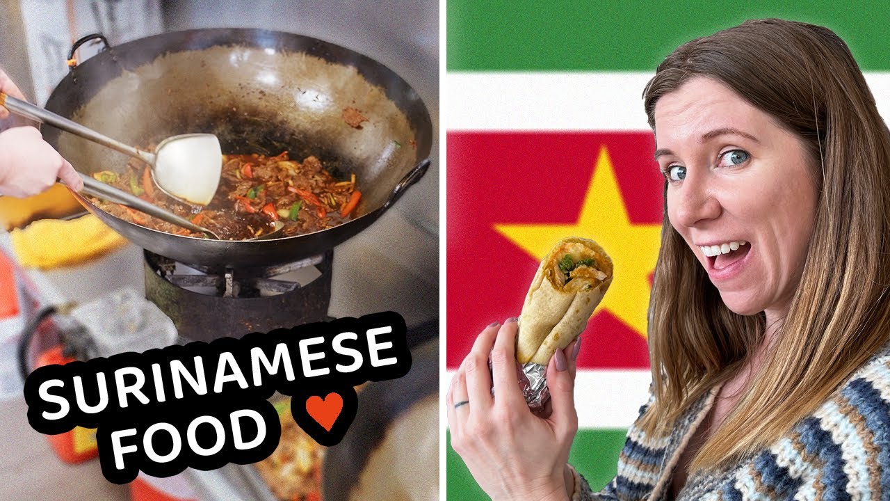 SURINAMESE FOOD IN THE NETHERLANDS (americans try dutch food)