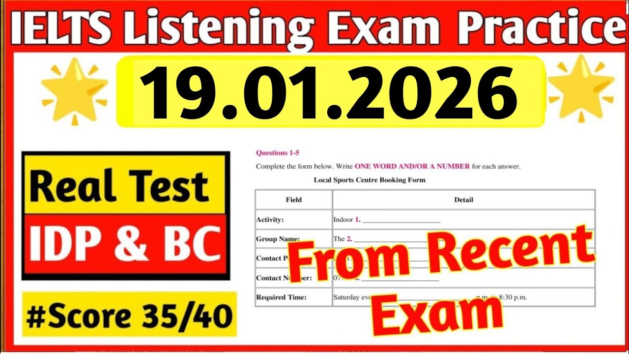 IELTS Listening Practice Test 2026 With Answers | General Listening IELTS Test Practice 2026 |#ielts