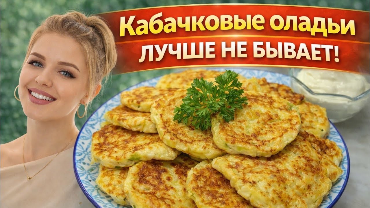 Кабачковые оладьи, которые съедают мгновенно.