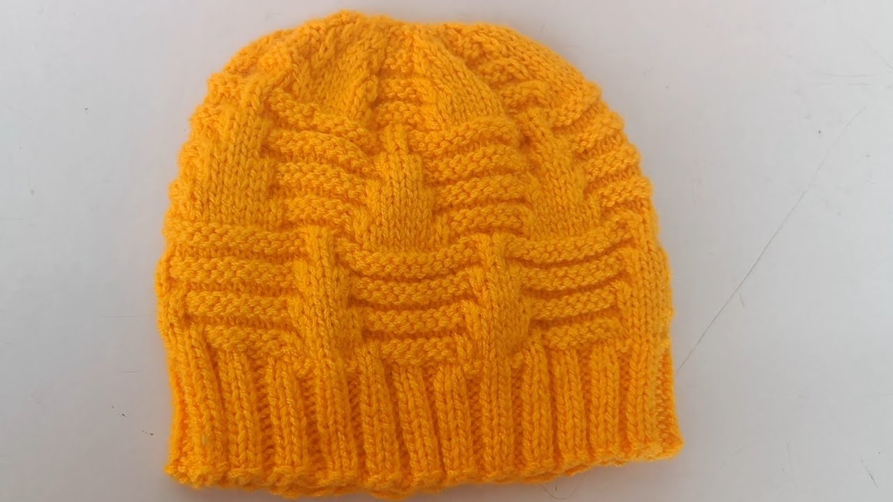 woolen cap knitting design for ladies and gents/new topi ka design/topi banane ka tarika
