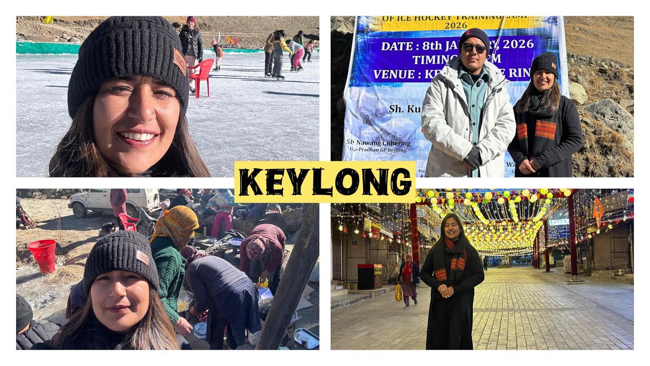 Kullu to keylong trip🥰 ice hockey training camp keylong #pallavithakur