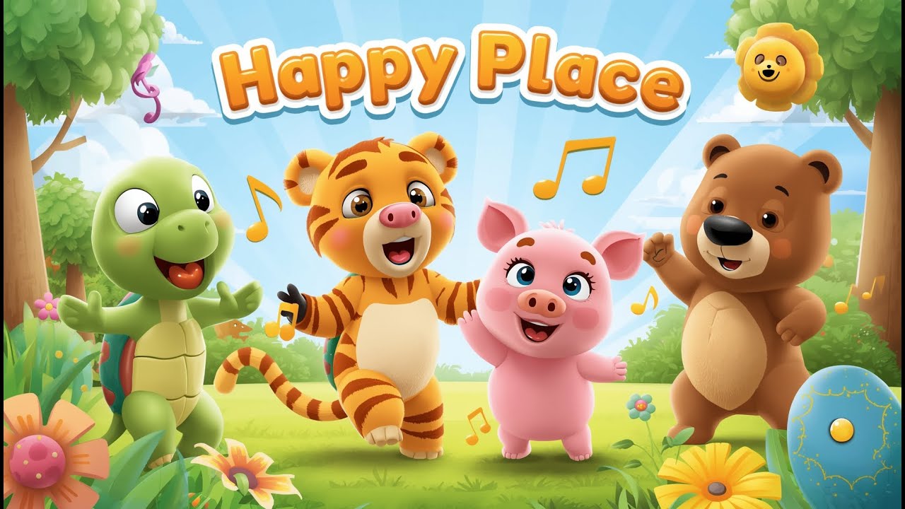 Happy Place 🎶 Fun Nursery Rhymes & Kids Songs