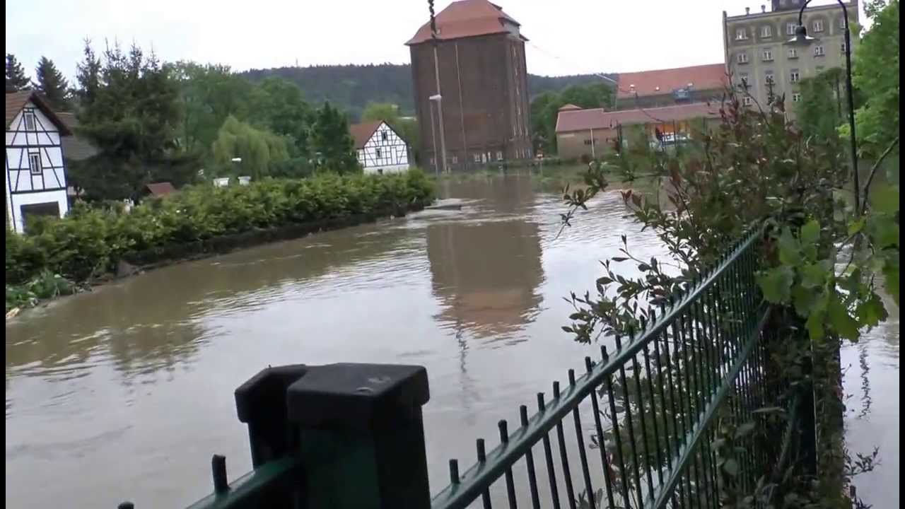 Hochwasser Wünschendorf/Elster 03.06.2013