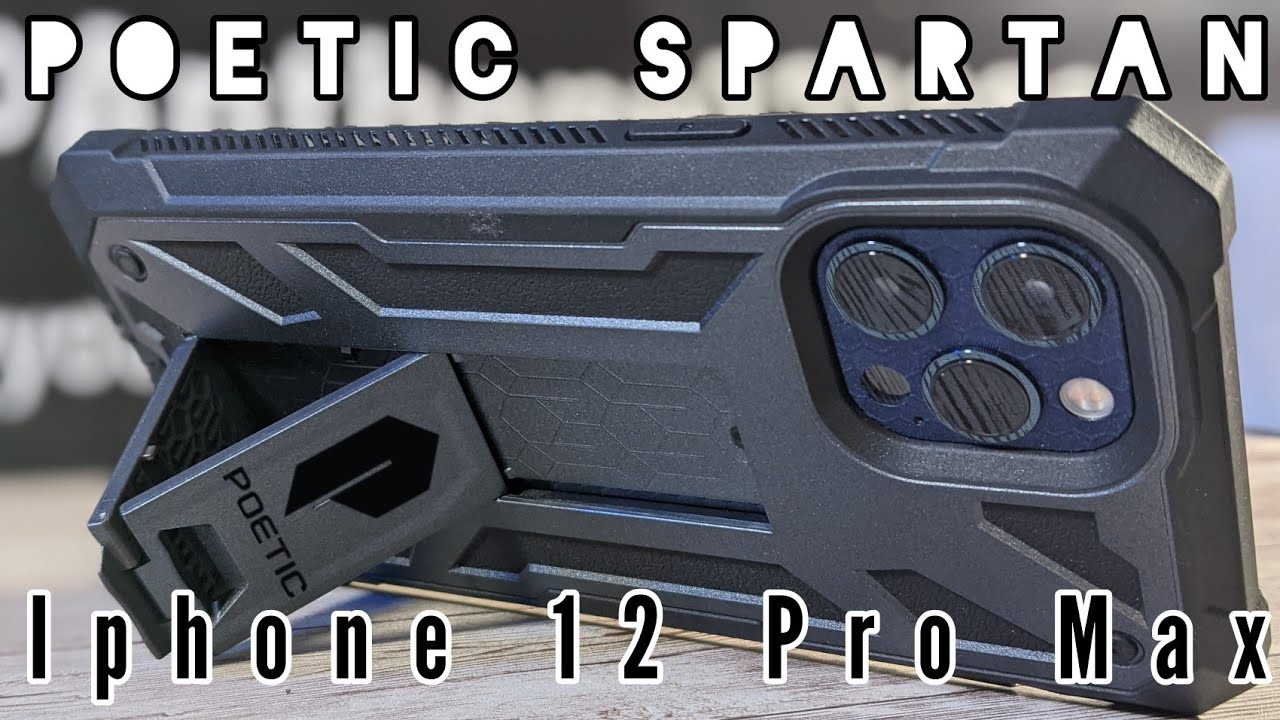 Poetic Spartan Metallic Gun-Metal Case for iPhone 12 Pro Max