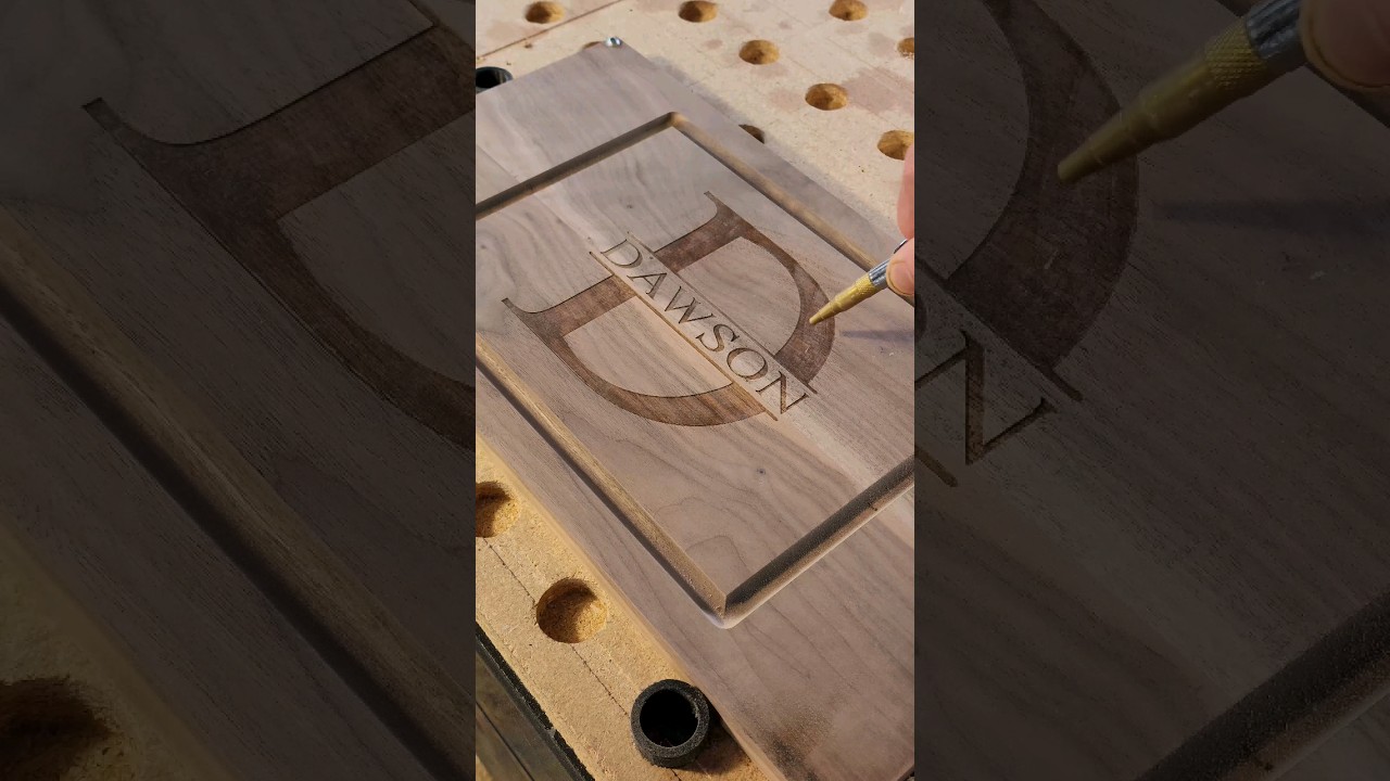 This why you should stain your wood engravings