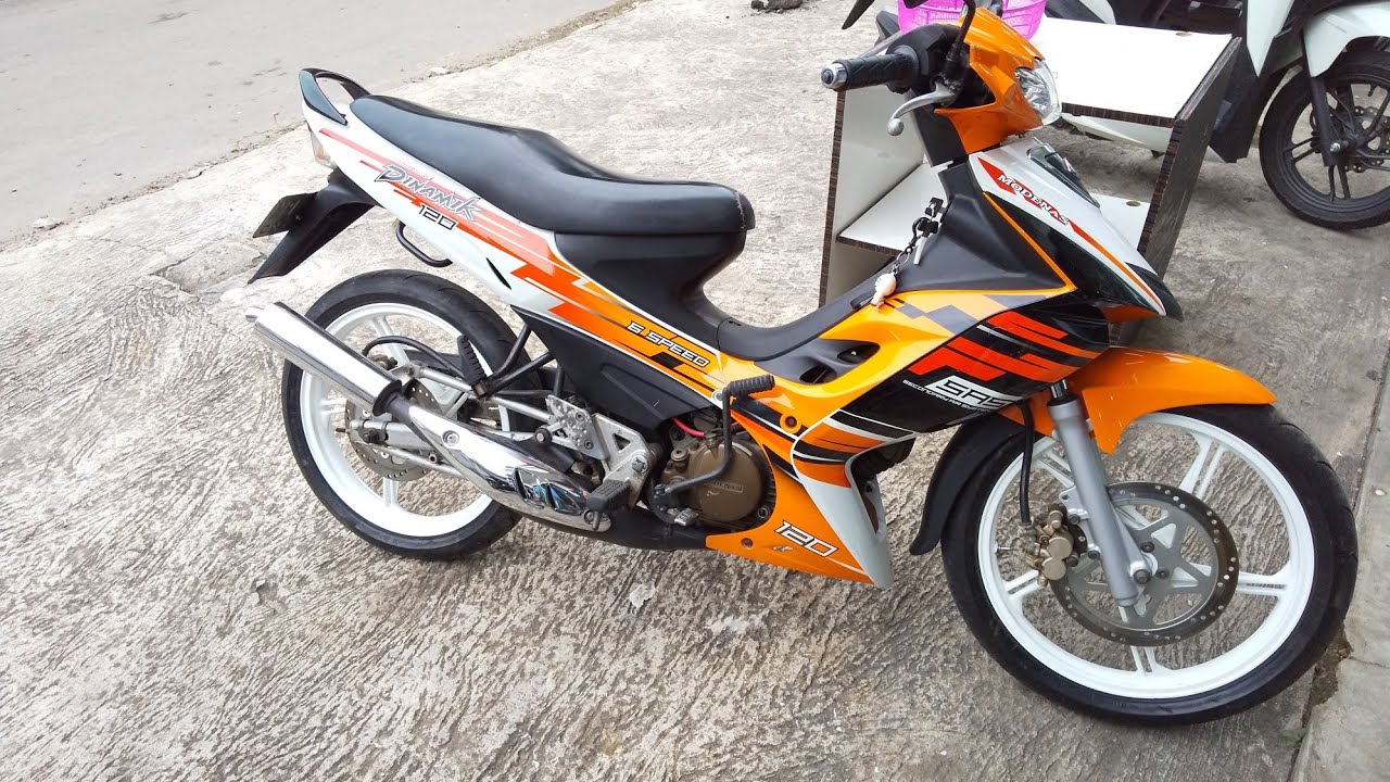 Review Modenas Dinamik 120 Orange Indonesia