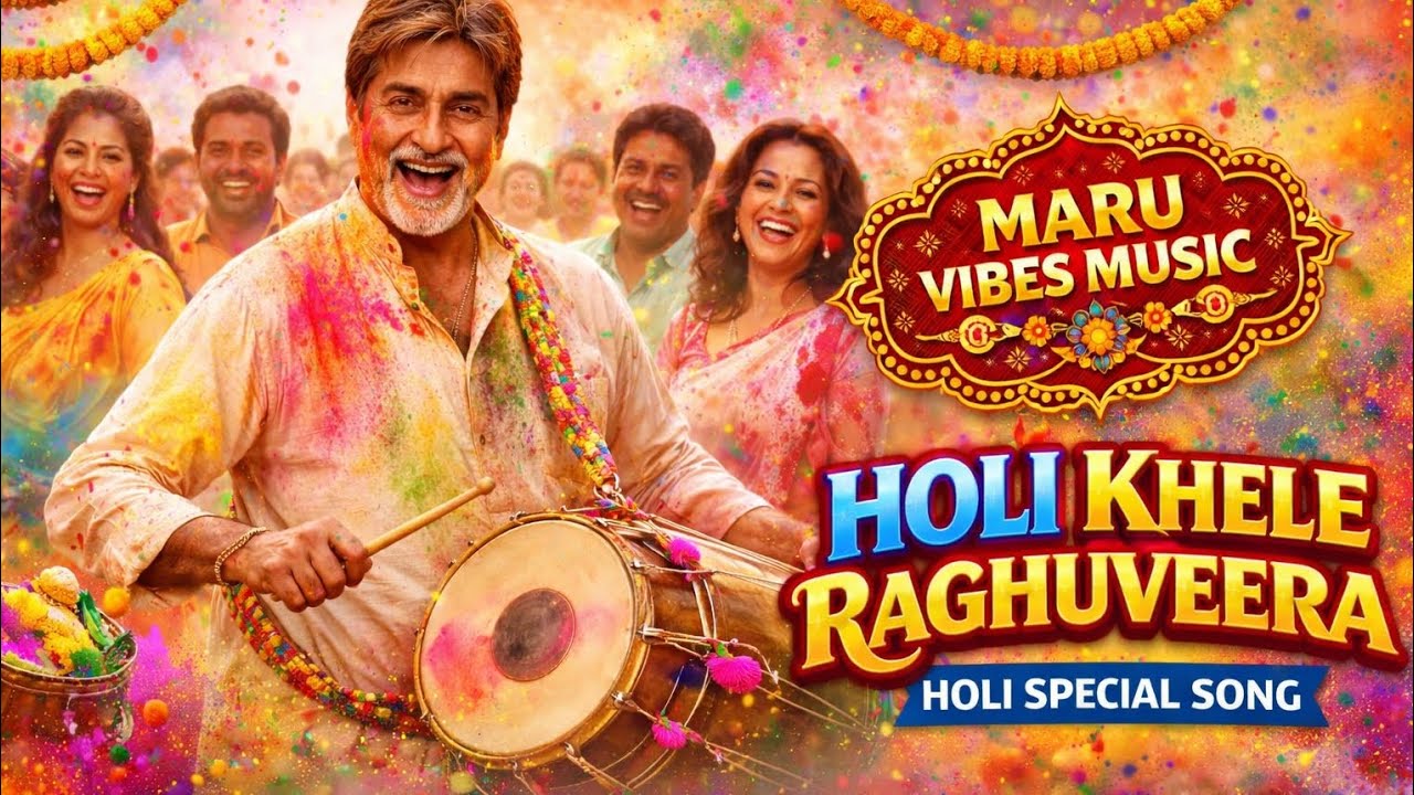 Holi Khele Raghuveera | Holi Special Song 2026 | Amitabh Bachchan | Maru Vibes Music