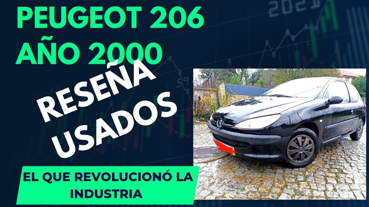 Compré un Peugeot 206 2000 - 2005 año el auto que revolucionó los diseños en la industria.
