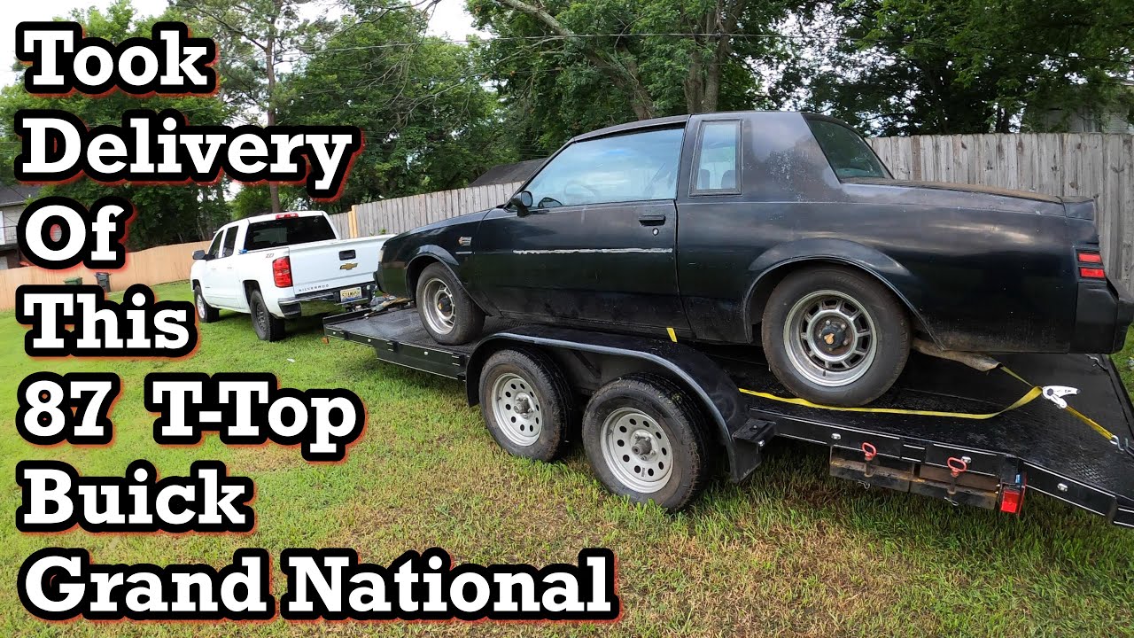 SprayWayCustoms TAKING DELIVERY Of A 1987 Buick Grand National T-Top G-Body For Paint