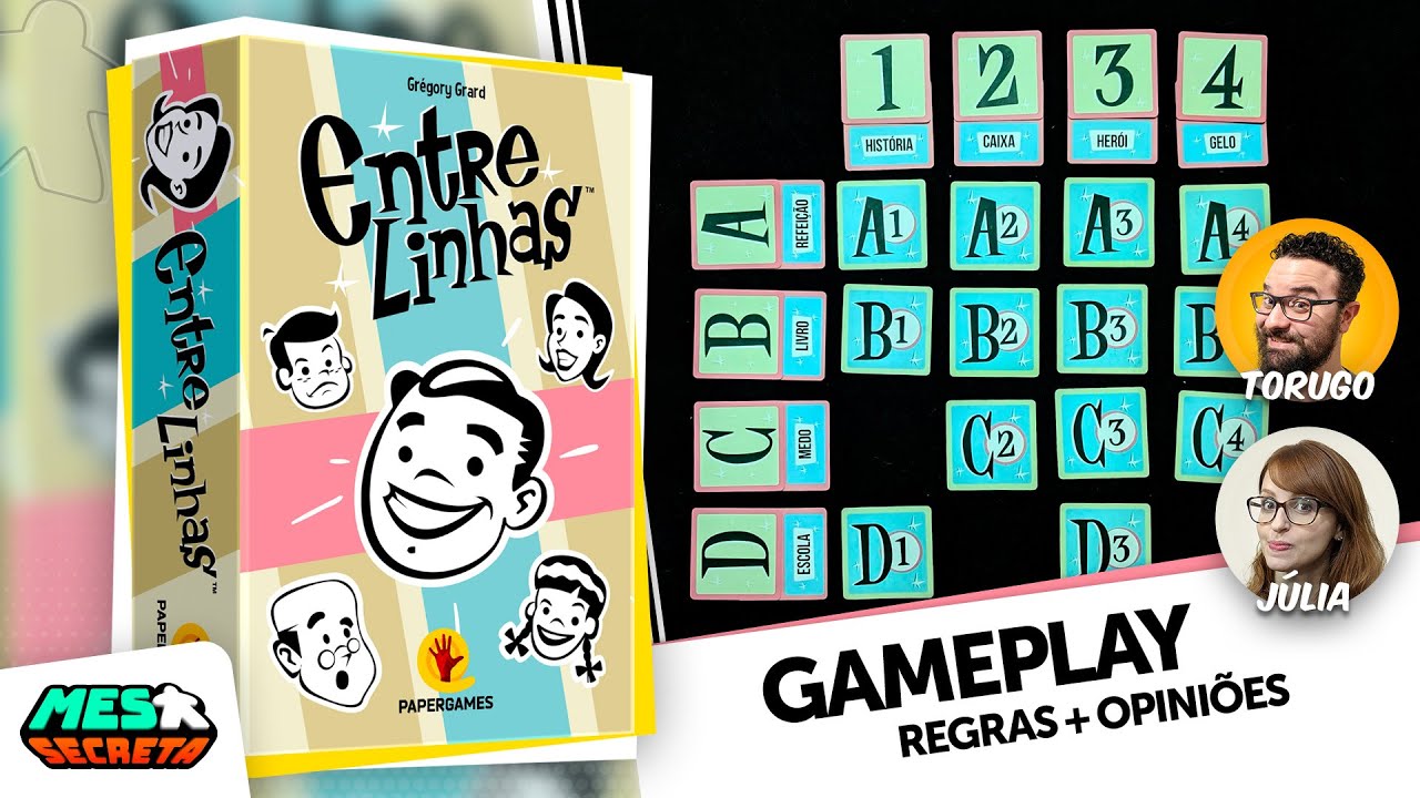 Entre Linhas - Partida completa + Regras e opiniões