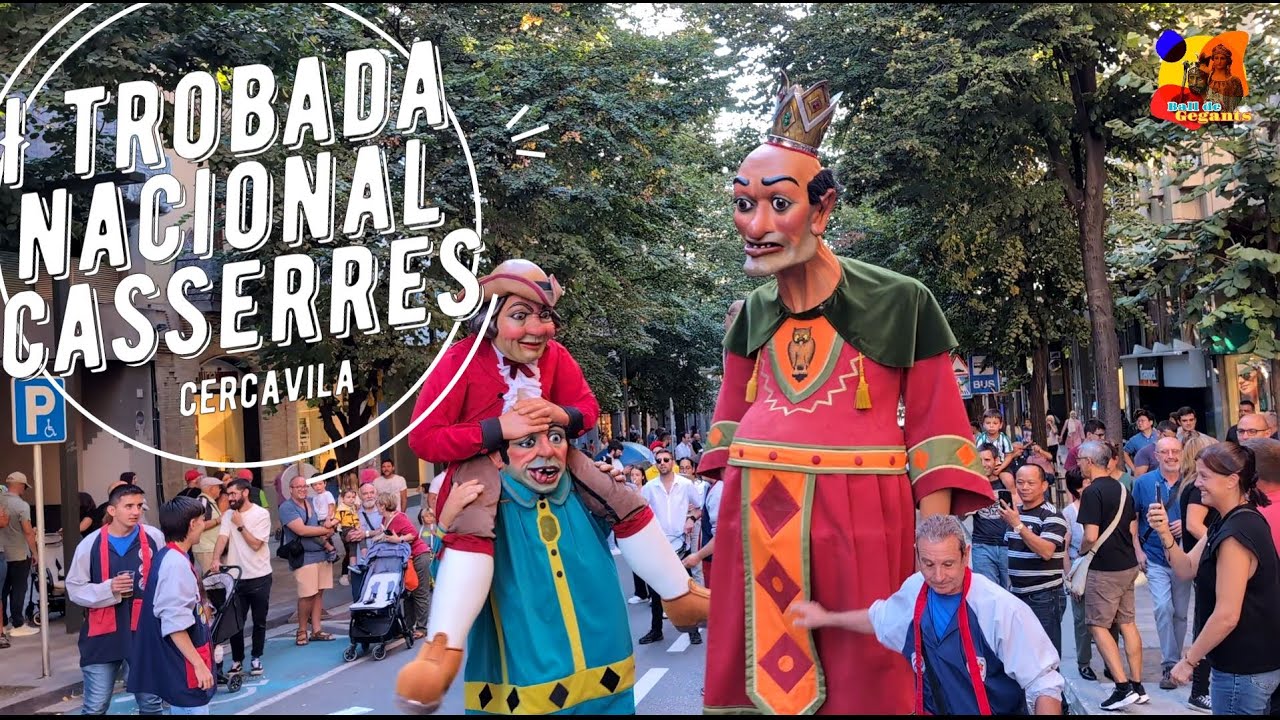 Cercavila de la I Trobada Nacional d'Imatgeria Casserres a Vic (2024)