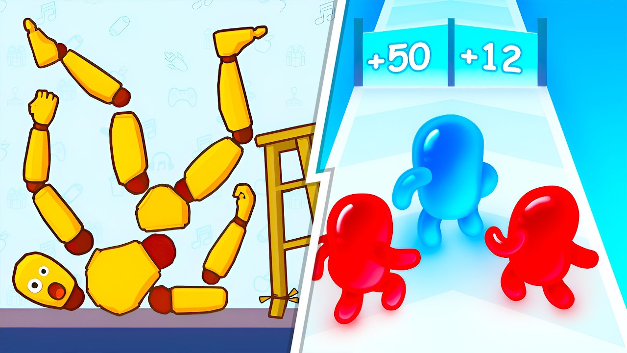 Kick & Break VS Join Blob Clash 3D  -  Full Levels Speedrun Gameplay (Android & iOS) Ep 893