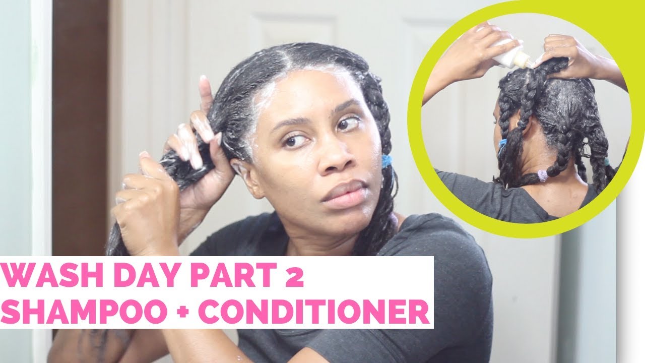Wash Day Routine: Shampoo + Conditioner [Relaxed Hair]
