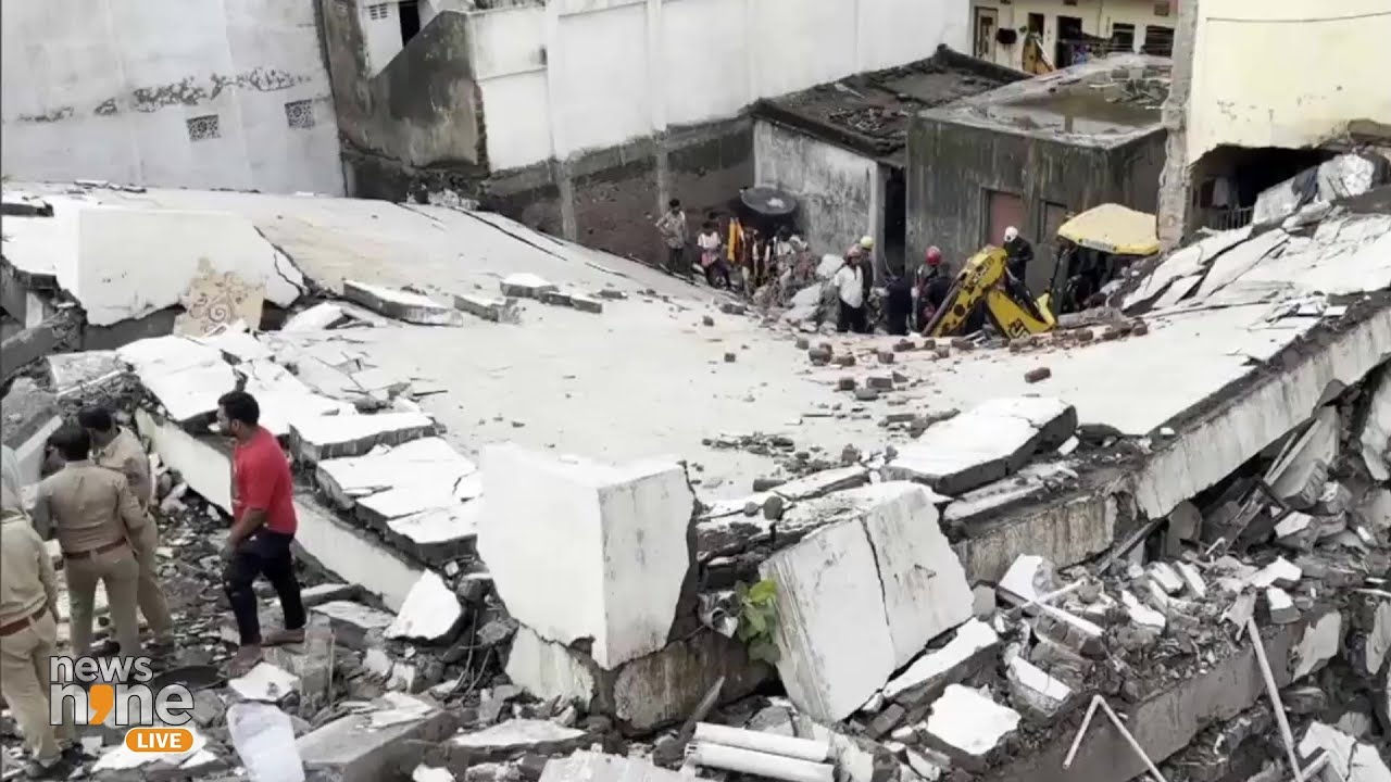 Building Collapse in Surat's Sachin Area; Rescue Operations Underway | News9