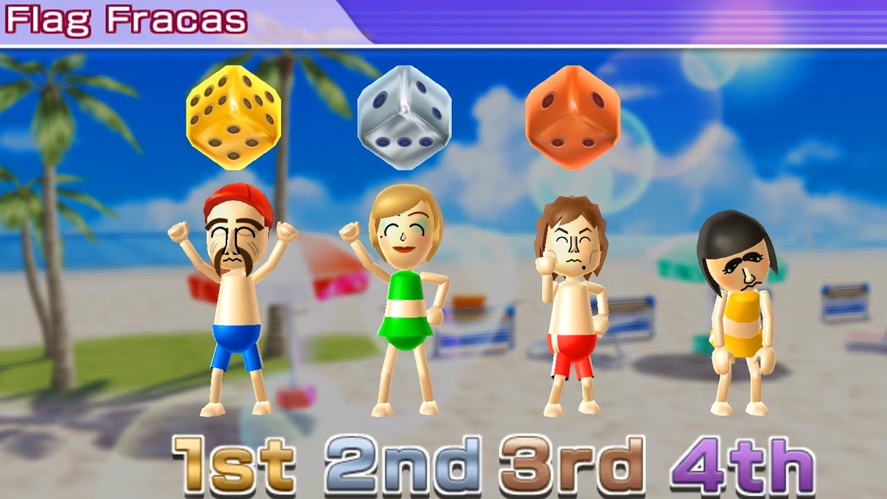 Wii Party Board Game Island - Play as Sponge (Master Difficulty)