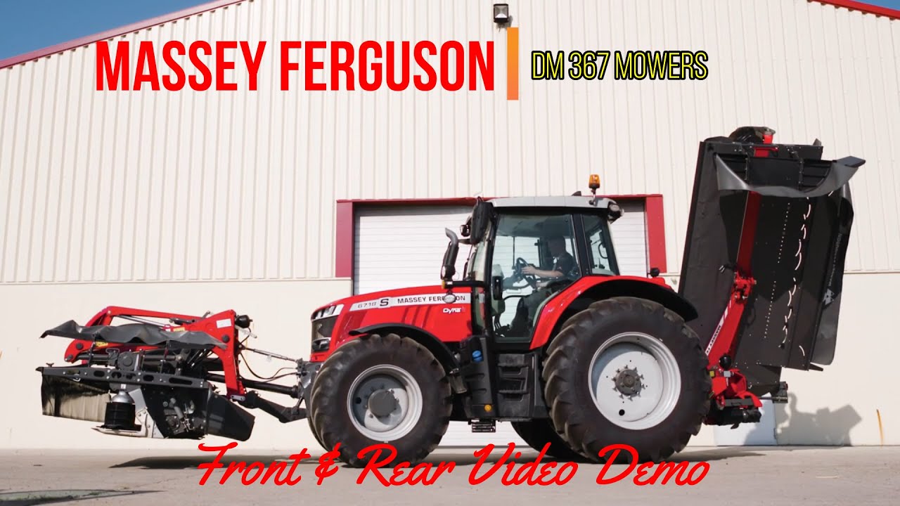 Massey Ferguson DM 367 Mowers Front & Rear