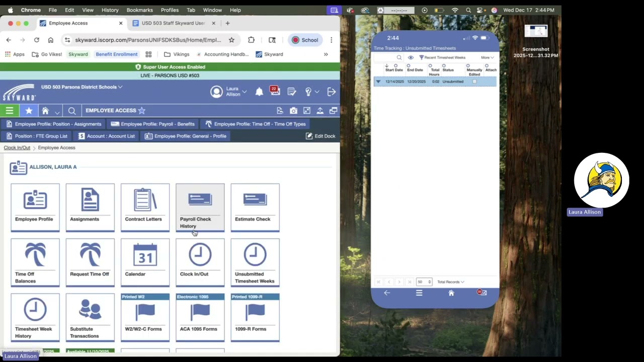 Digital Timesheets (Time Tracking)