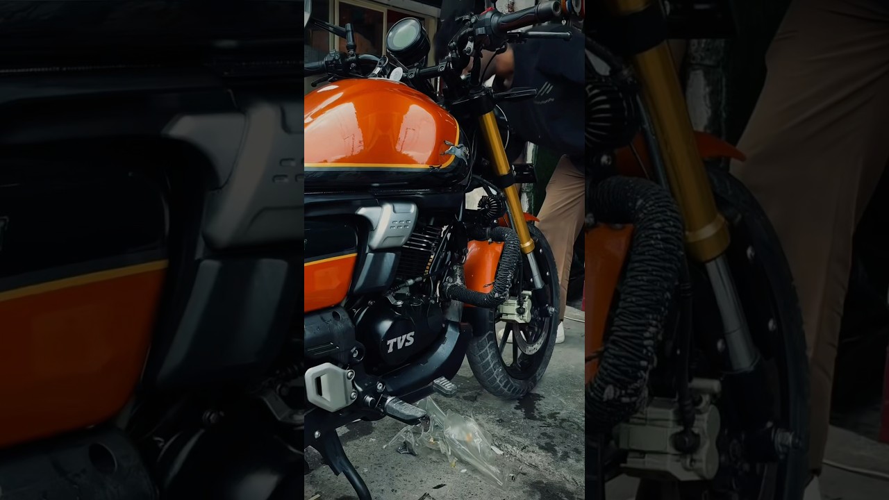 Tvs Ronin modification 😍#bike #tvsronin225 #modification #ppf #bikeppf #viralshorts
