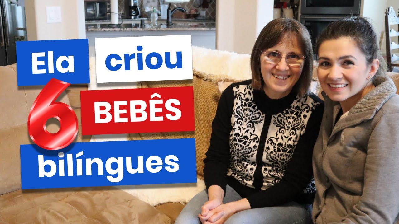 Como ela criou 6 filhos bilíngues em inglês e português - Homenagem emocionante para a mãe