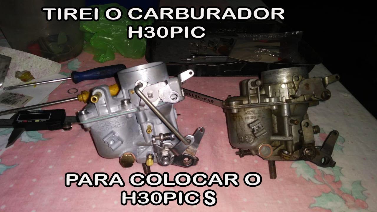 TROQUEI O CARBURADOR DO FUSCA!!!! 1/2