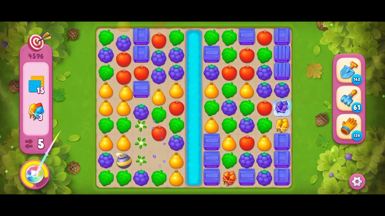 Gardenscapes Level 4596 [Challenge Level] #androidgameplay #gardenscapesgamepl #viralvideo #tranding