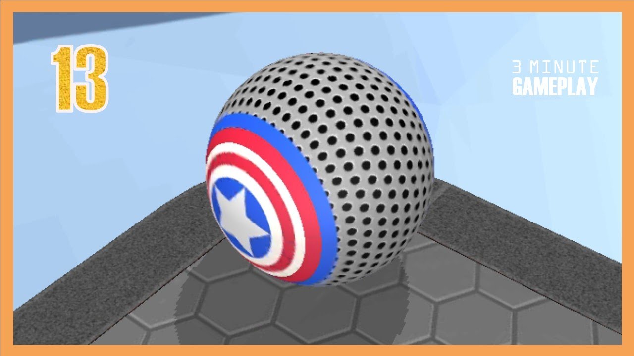 Rolling Ball Sky Escape | 3 Minute Gameplay pt.13 | Level 53-55