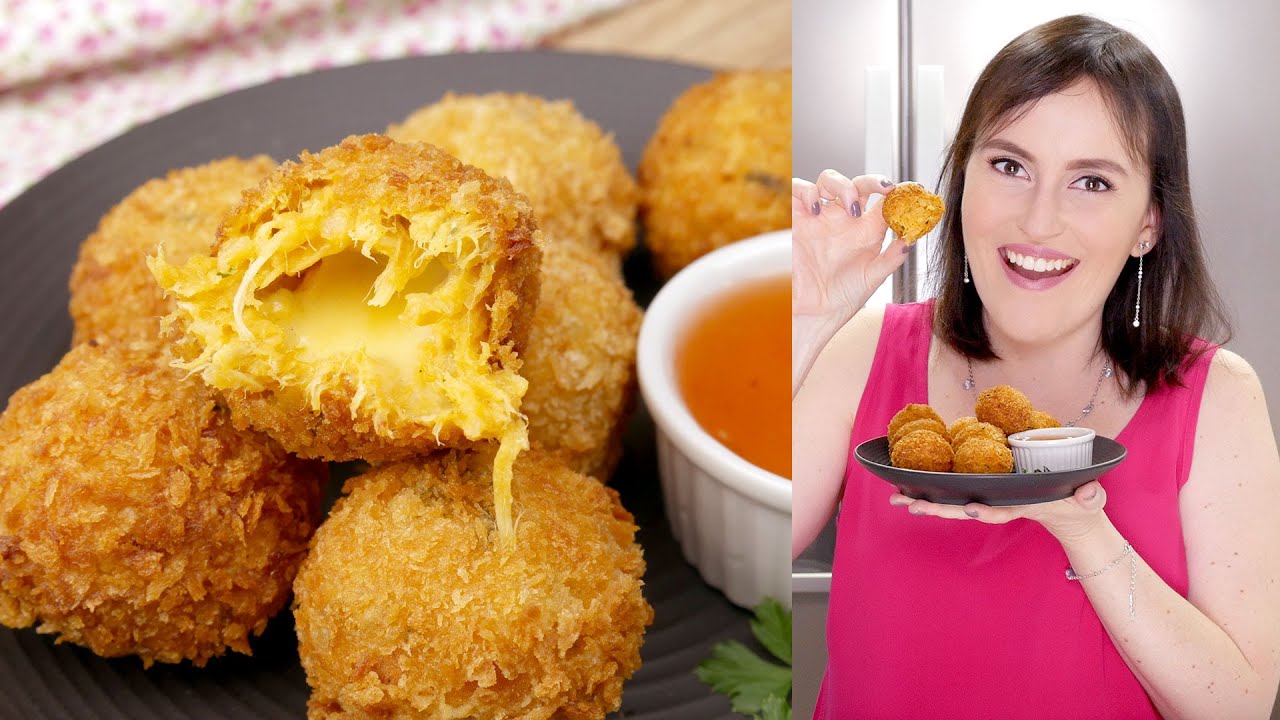 SALGADO DE FRANGO COM BATATA RECHEADO DE QUEIJO - BOLINHO DELICIOSO | Cook'n Enjoy 729