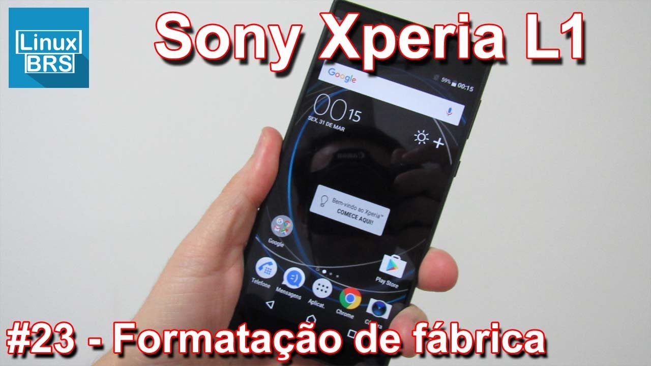 Sony Xperia L1 - FORMATAÇÃO DE FÁBRICA (COMO FORMATAR)