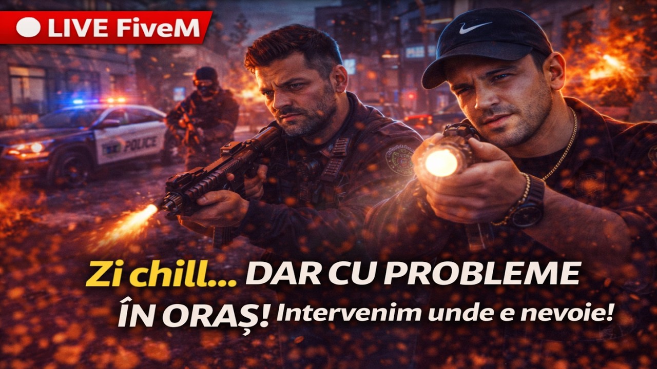 🔴 LIVE FiveM |Optic Ro| Zi chill… dar cu probleme în oraș 👀 intervenim unde e nevoie!@UzzyZVR