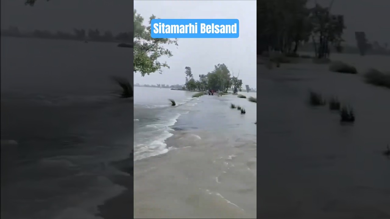 Bihar Badh Update: Sitamarhi Belsand~ Flood Water 💧 overflow