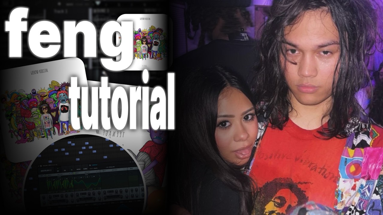 How to make WEEKEND ROCKSTAR type beat for FENG / tutorial