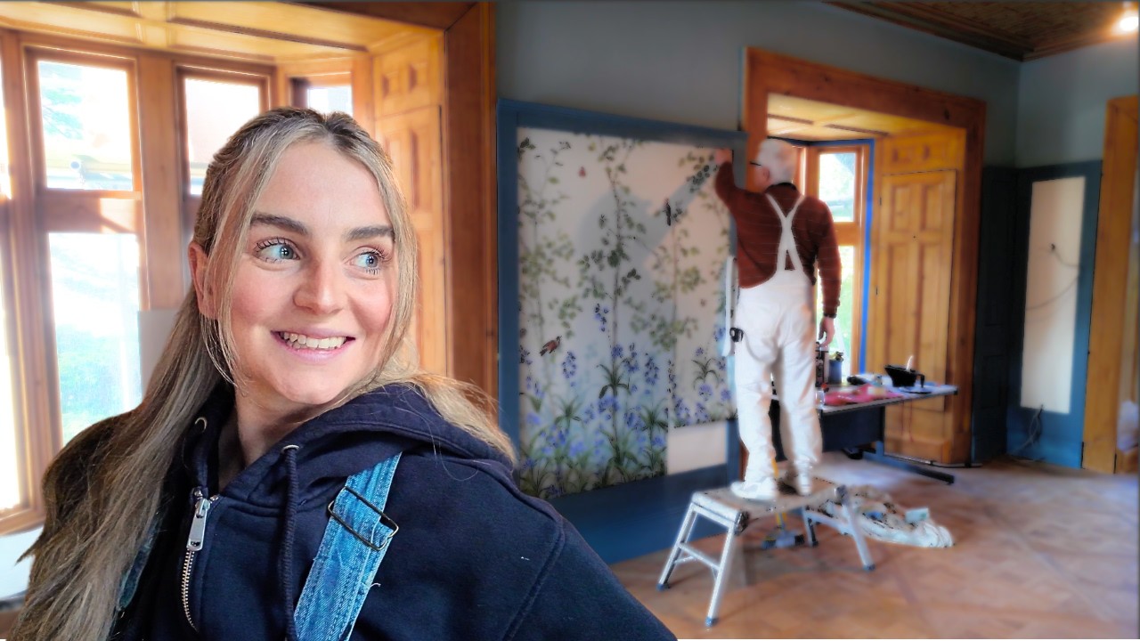 Оклейка обоев завершена! (Эпизод 79)