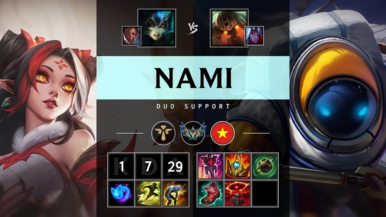 Nami Support vs Nautilus - VN Challenger Patch 25.17